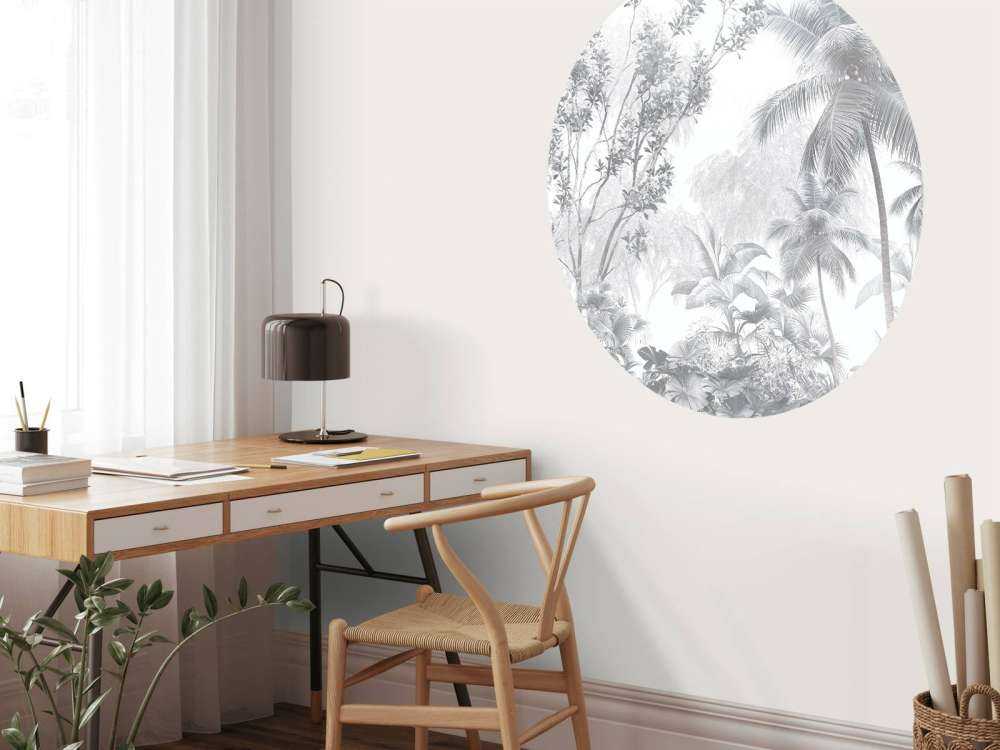 Palmiers de brume tropicaux