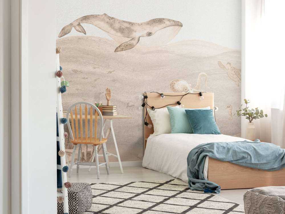 Monde sous-marin en taupe