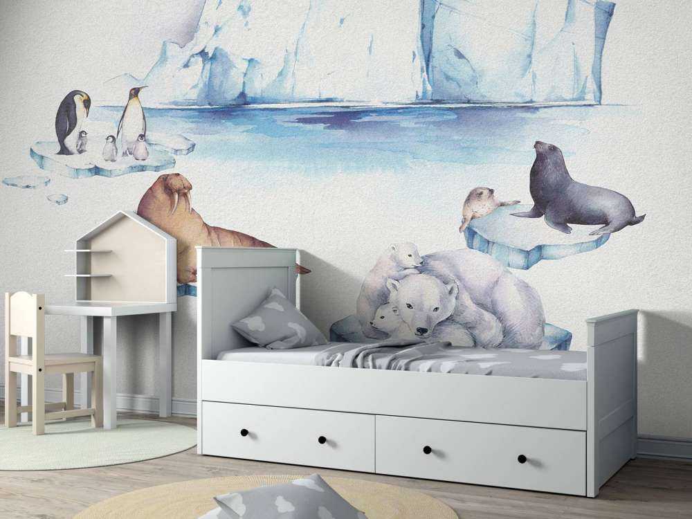 Animaux du monde de la glace