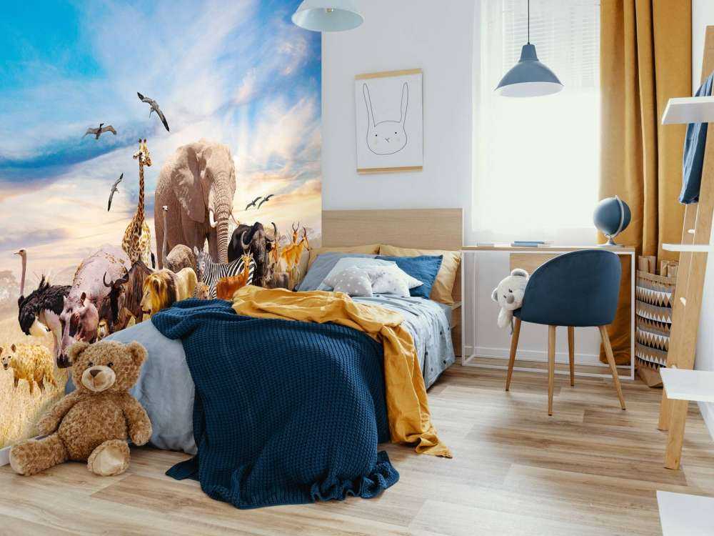 Groupe d'animaux africains