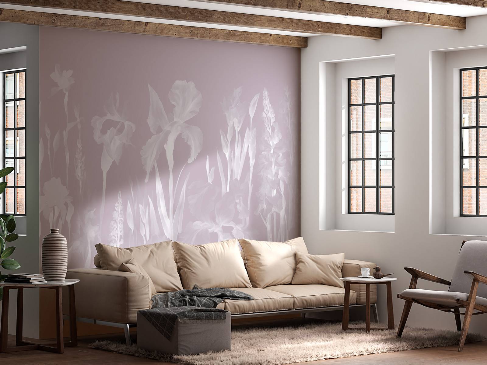 Joyeux printemps Rose Brumeuse