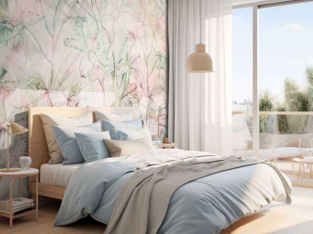 Mirage d'orchidées en pastels doux