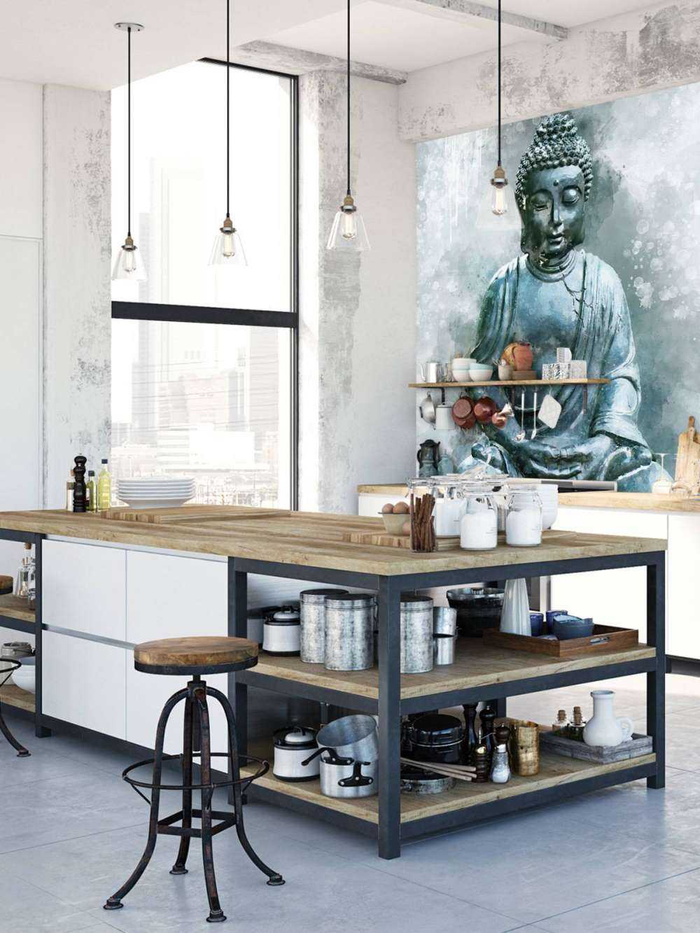 Aquarelle de Bouddha
