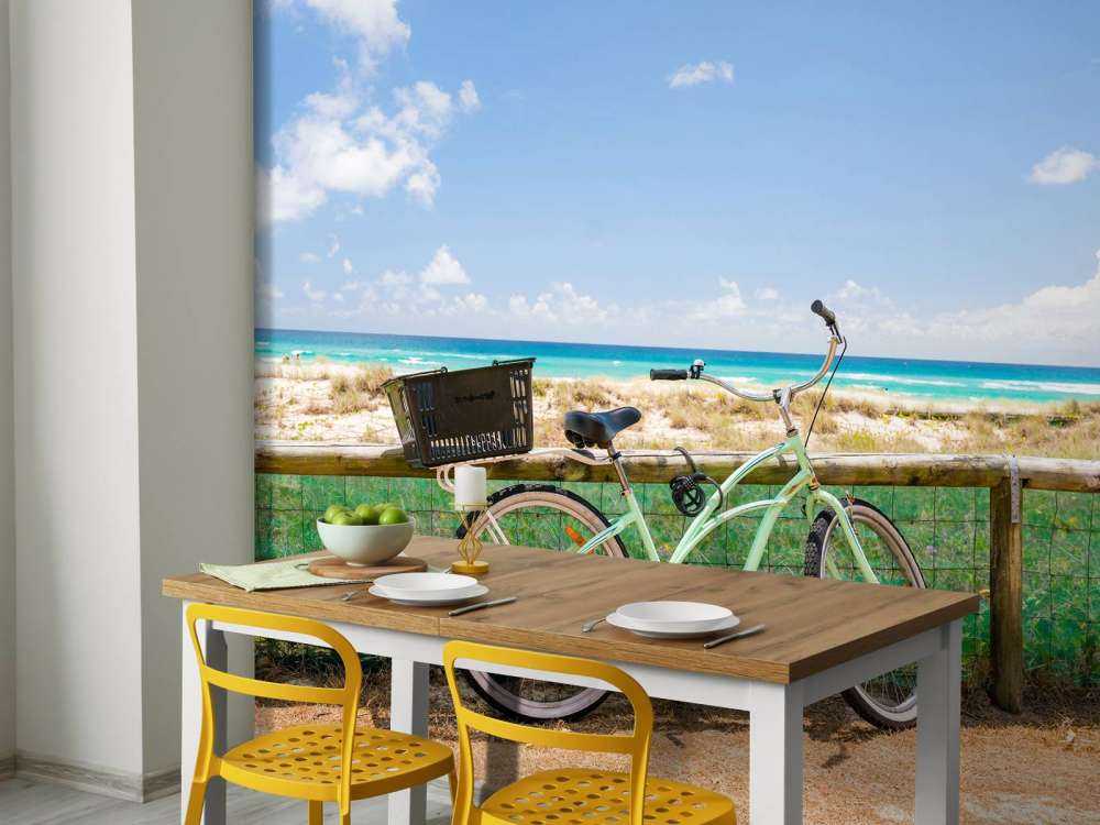 Vélo à la plage