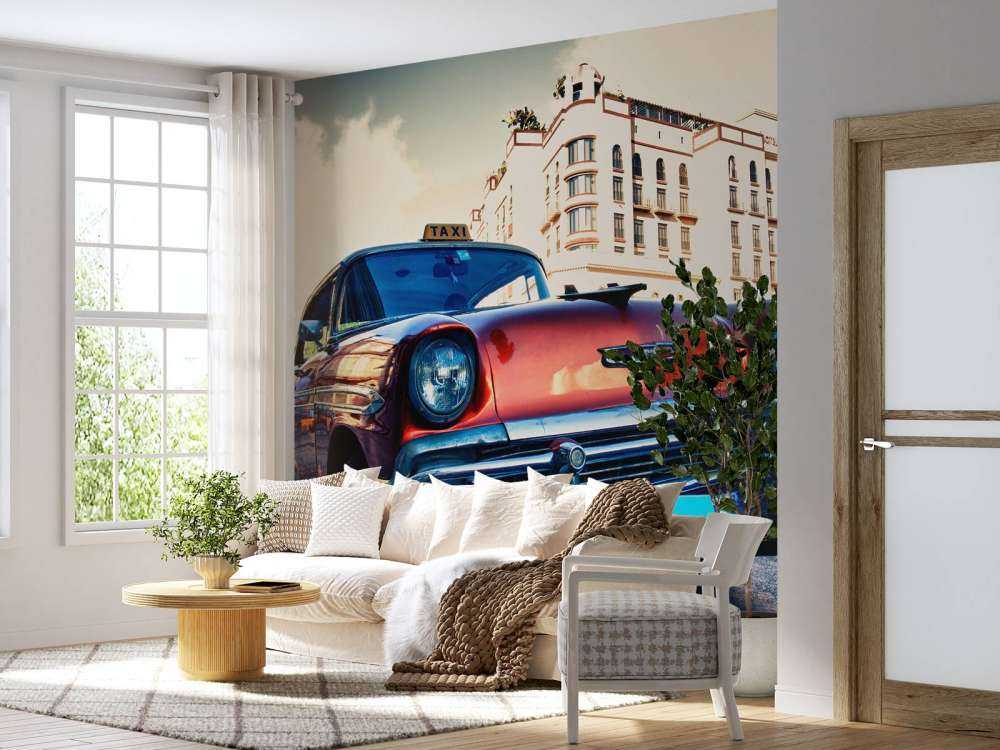 Rode klassieke auto