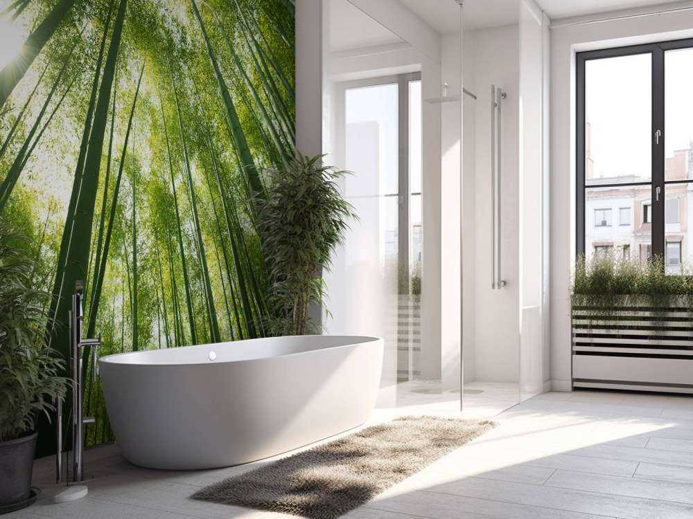 Forêt de bambous au Japon