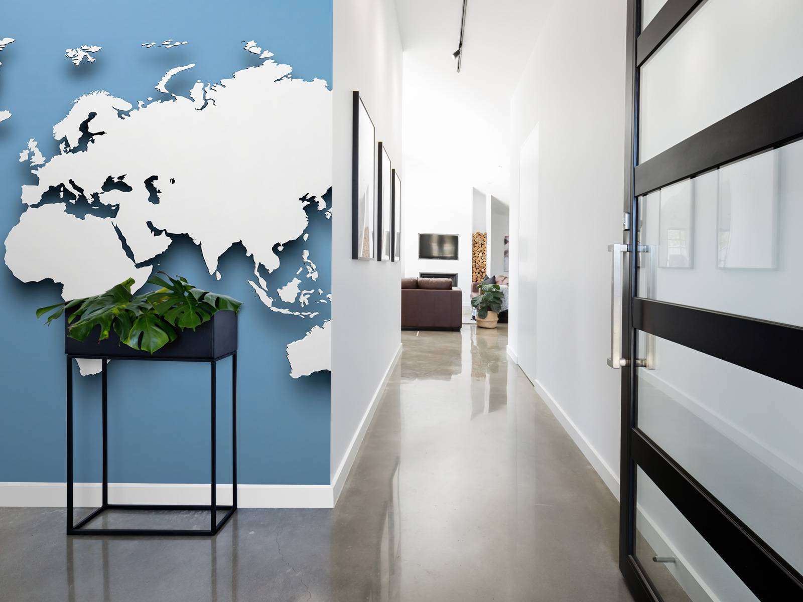 HGFHGD 3D papier peint décoration carte du monde décoration studio chambre TV fond papier peint stickers muraux mur art décoration