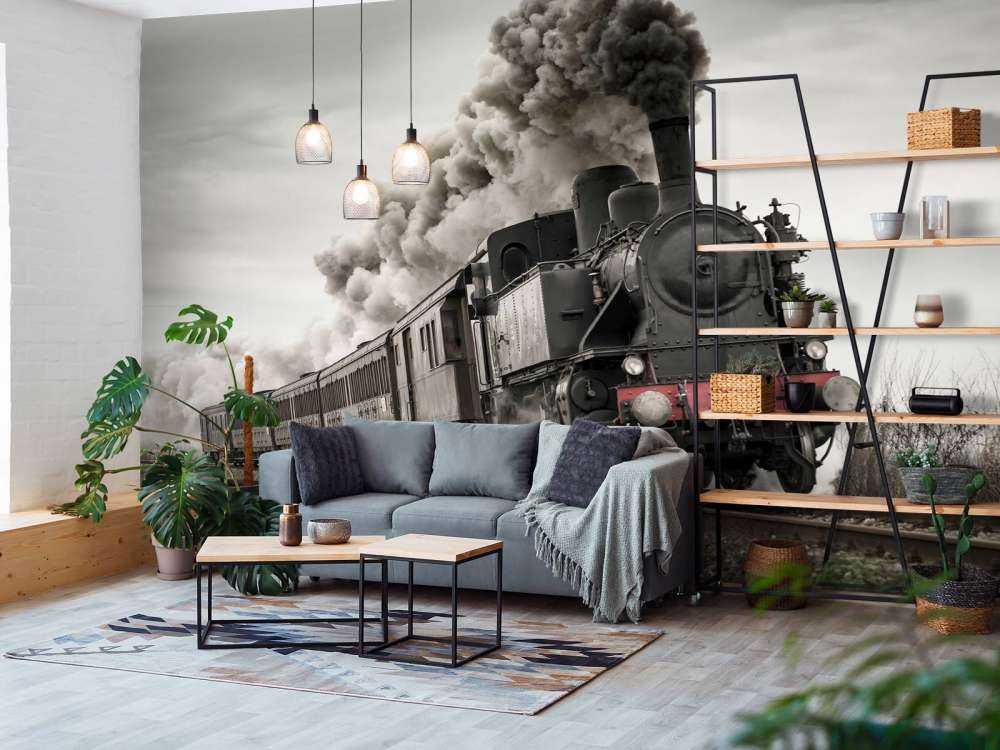 Vieux train à vapeur
