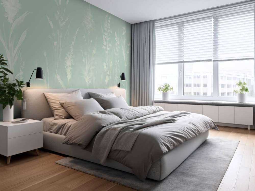 Lavande Clair Seamless Vert Menthe
