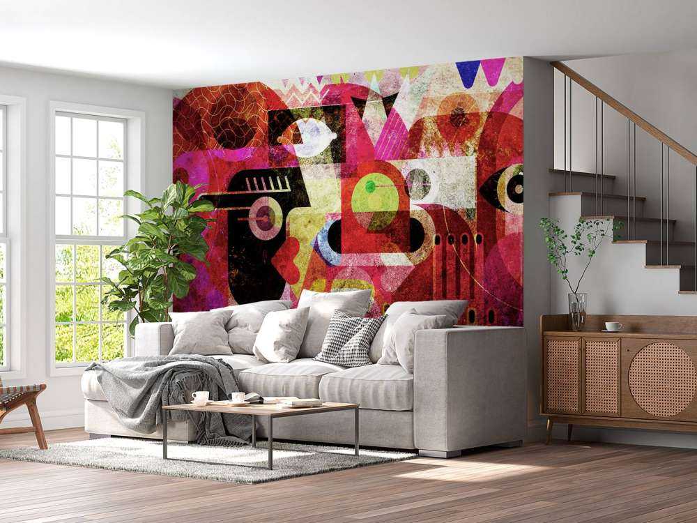 Visages de graffiti
