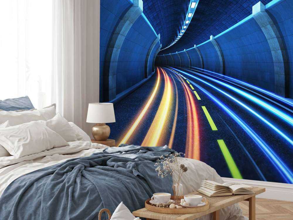 Tunnel coloré