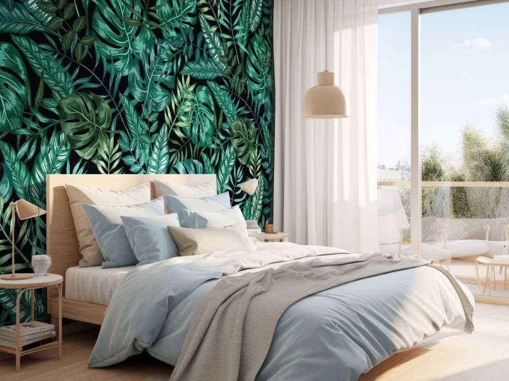 Illustration de feuilles vertes
