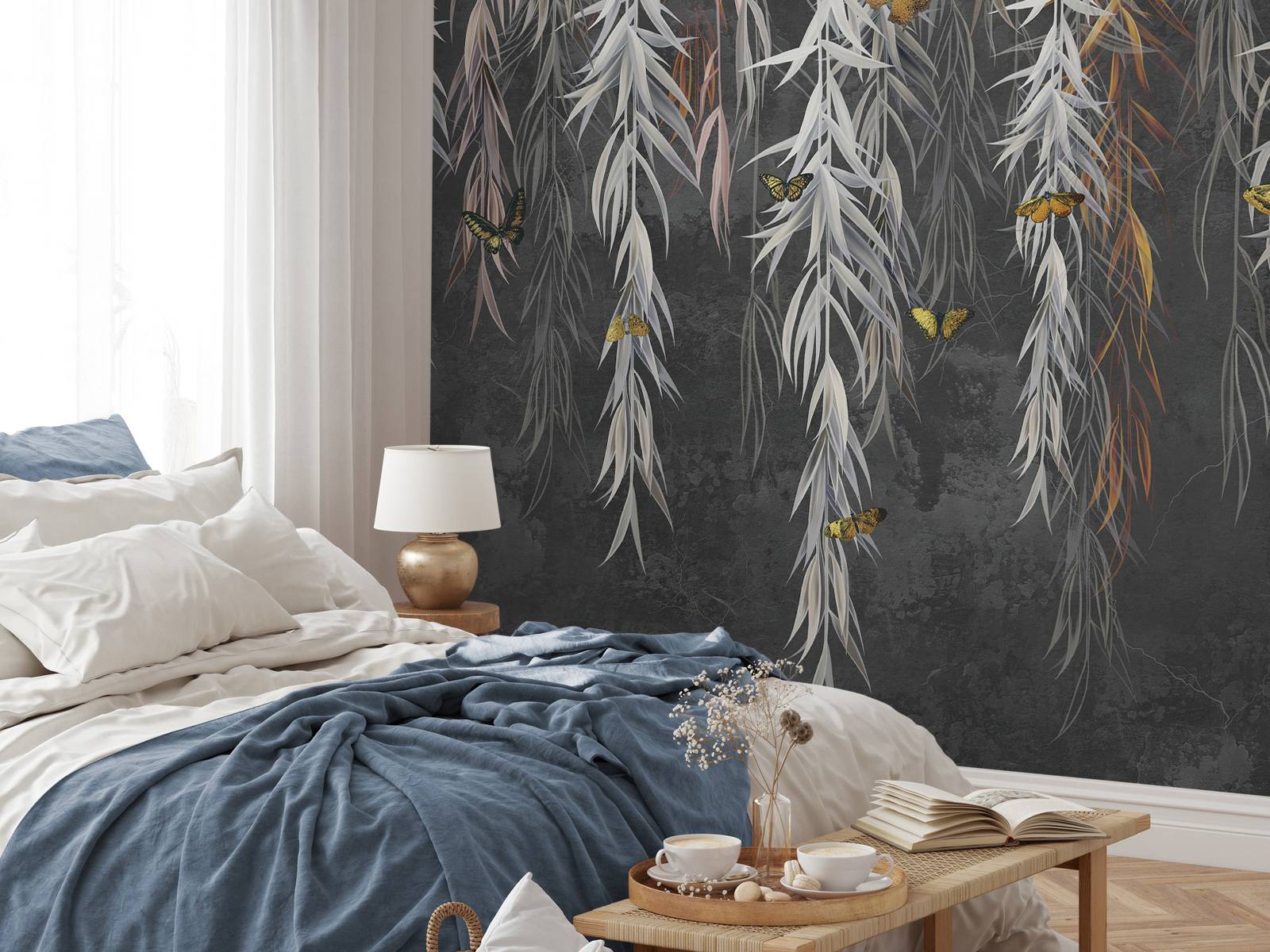 Branches avec papillons