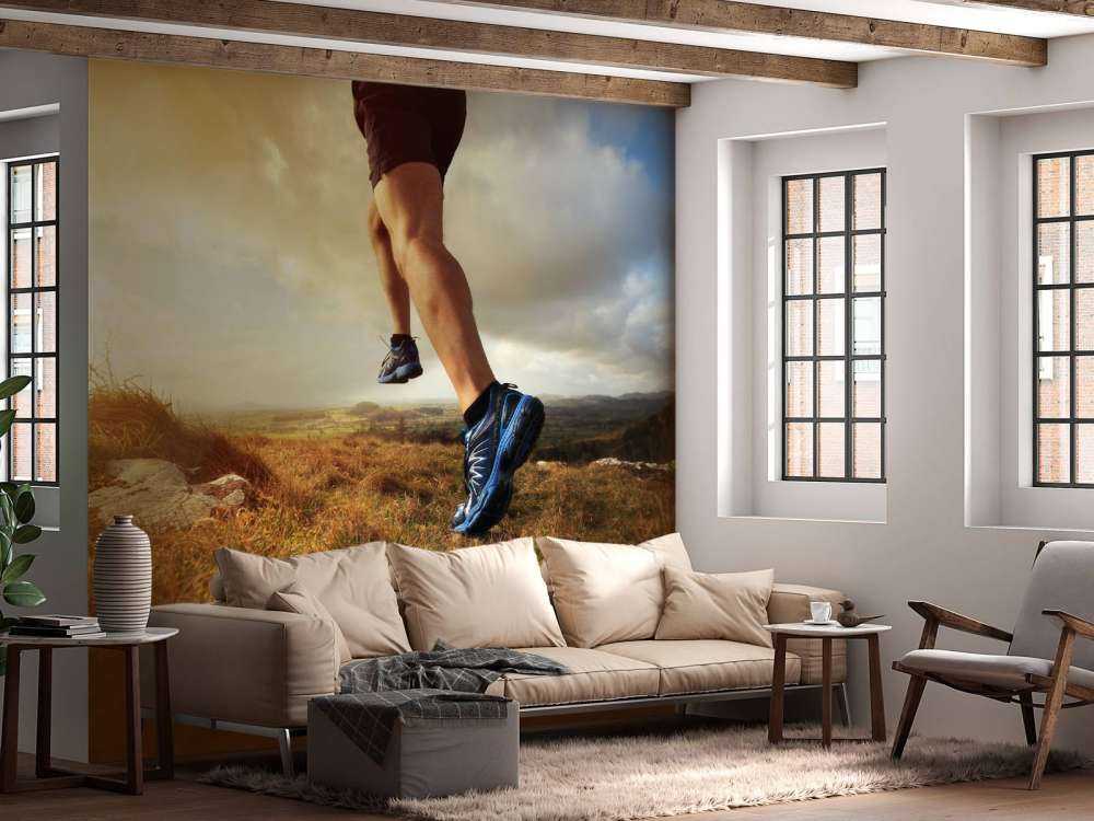 Joggeur en action