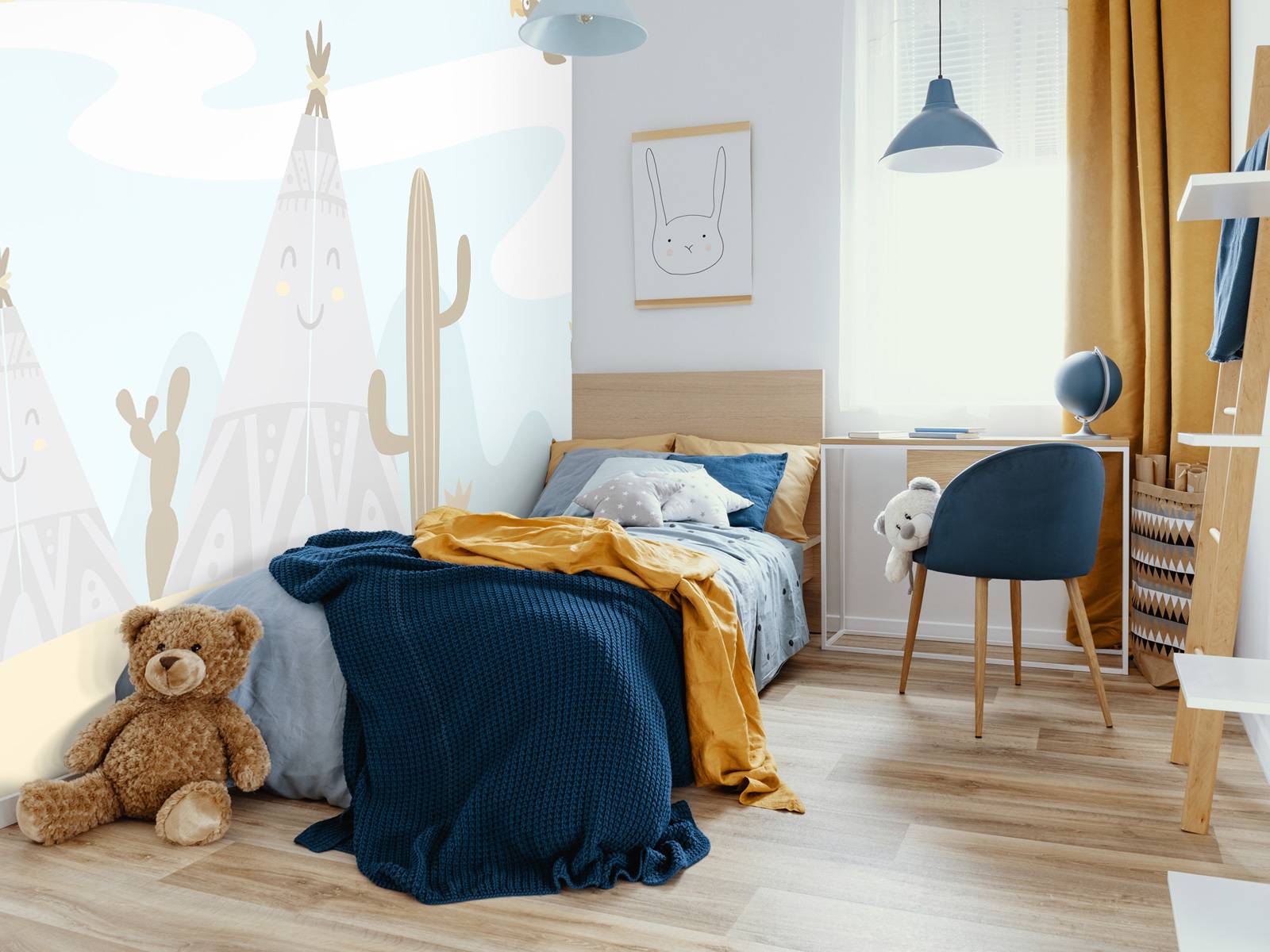 Tipis dans le désert