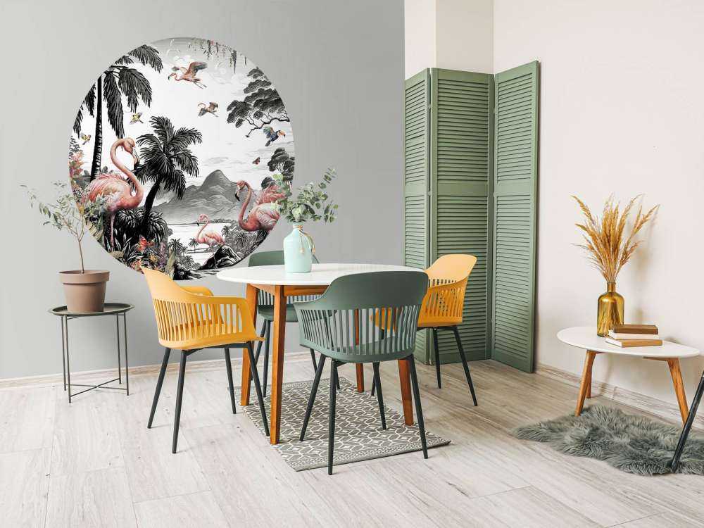 Splendeur d'Oiseaux Exotiques Jungle