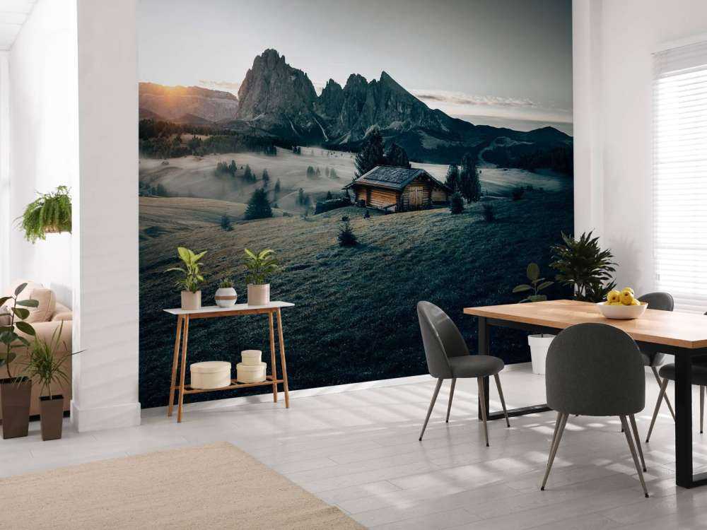 Paysage du Tyrol du Sud