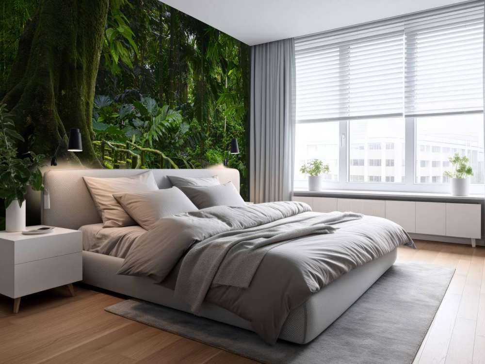 Pont étroit dans la jungle