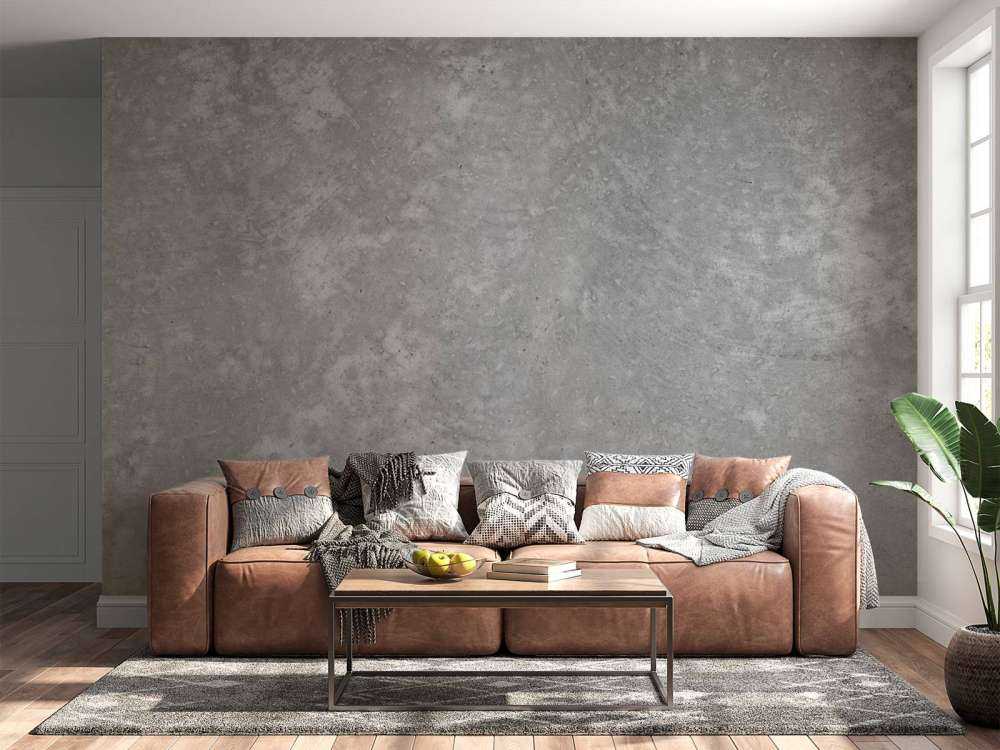 Béton sombre brossé