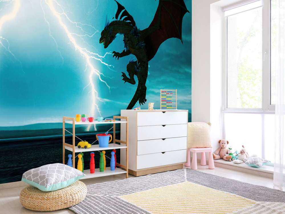Dragon à l'orage