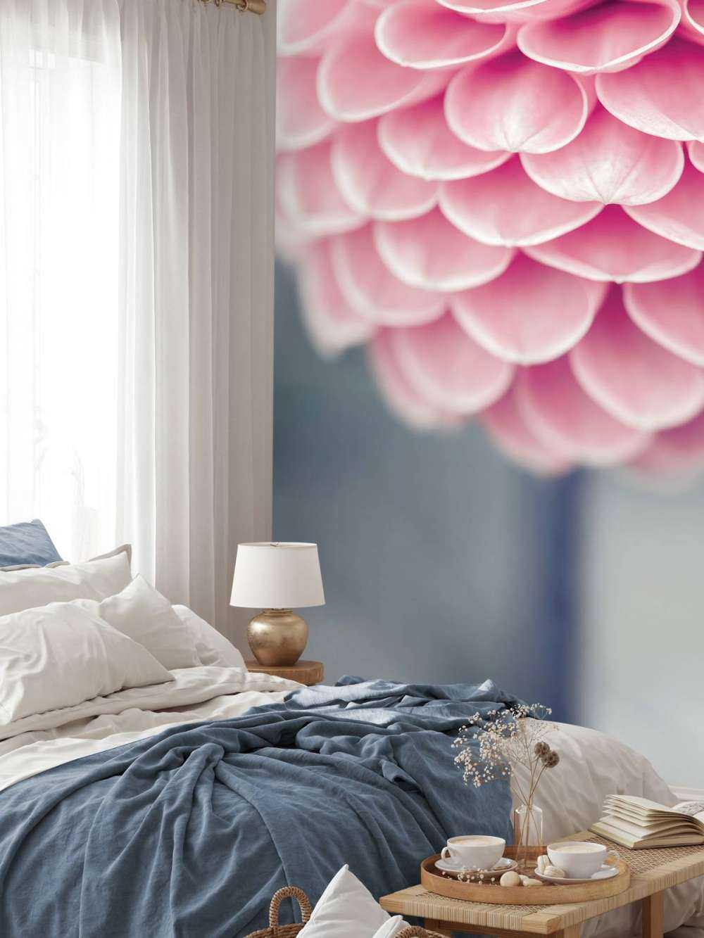 Dahlia en gros plan