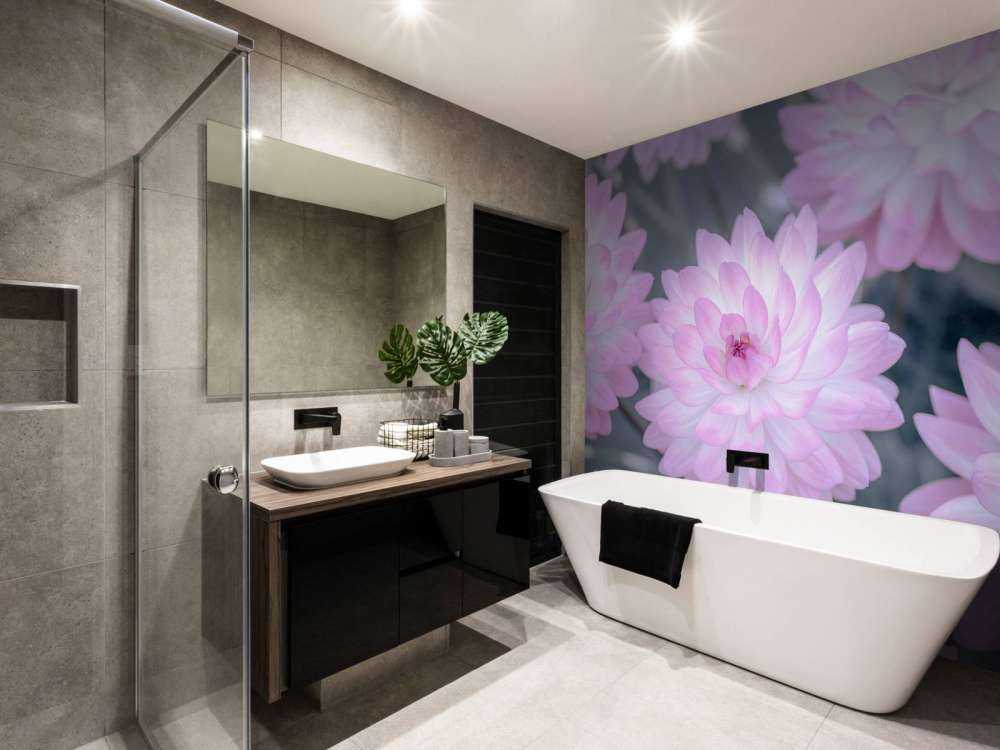 Fleur de dahlia rose