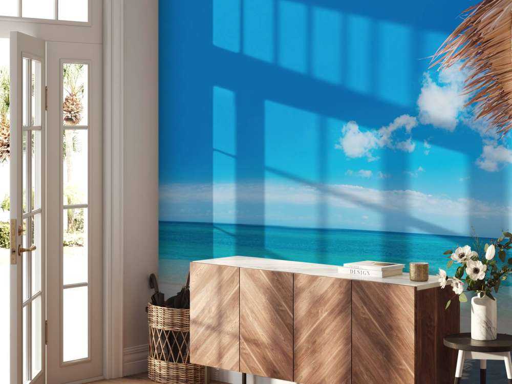 Bain de soleil sur la plage
