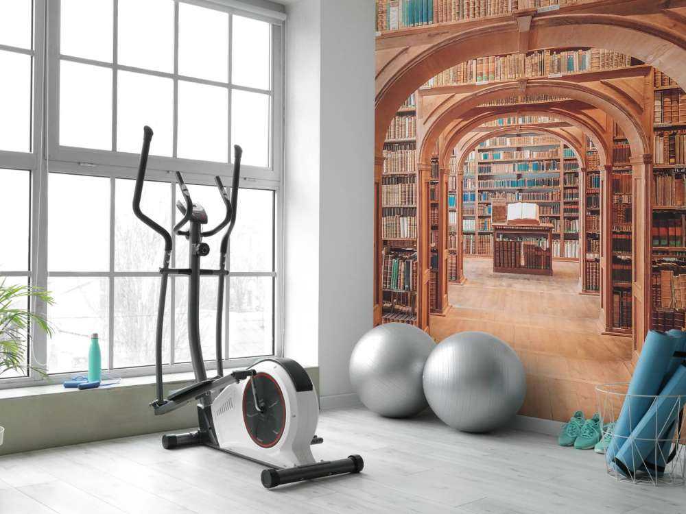 Galerie de livres en bois