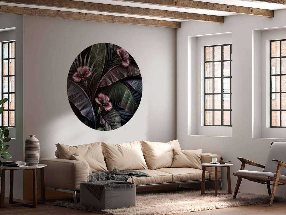 Hibiscus tropical motif