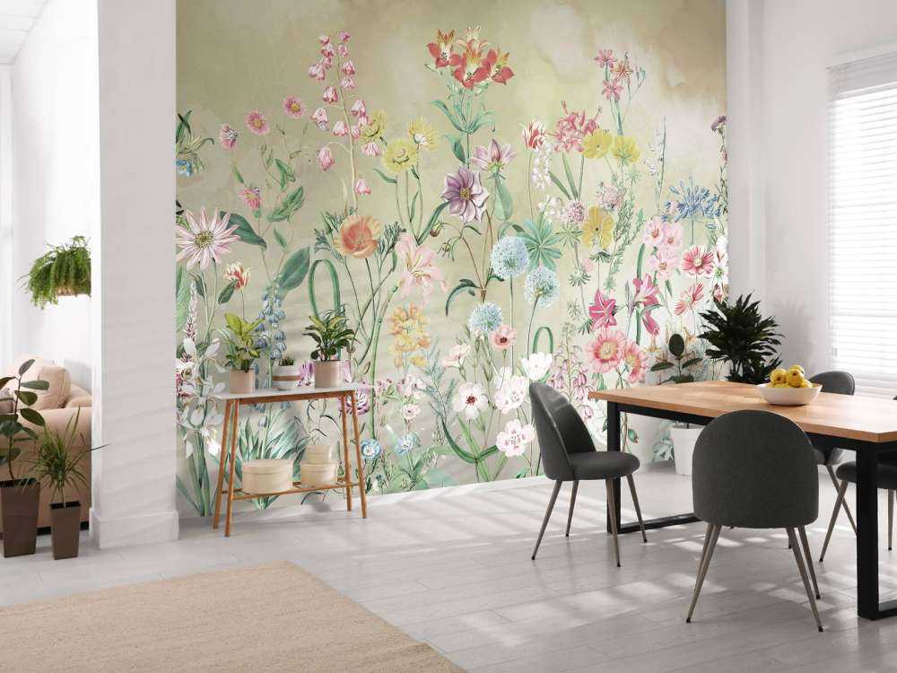 Symphonie de fleurs sauvages pastel