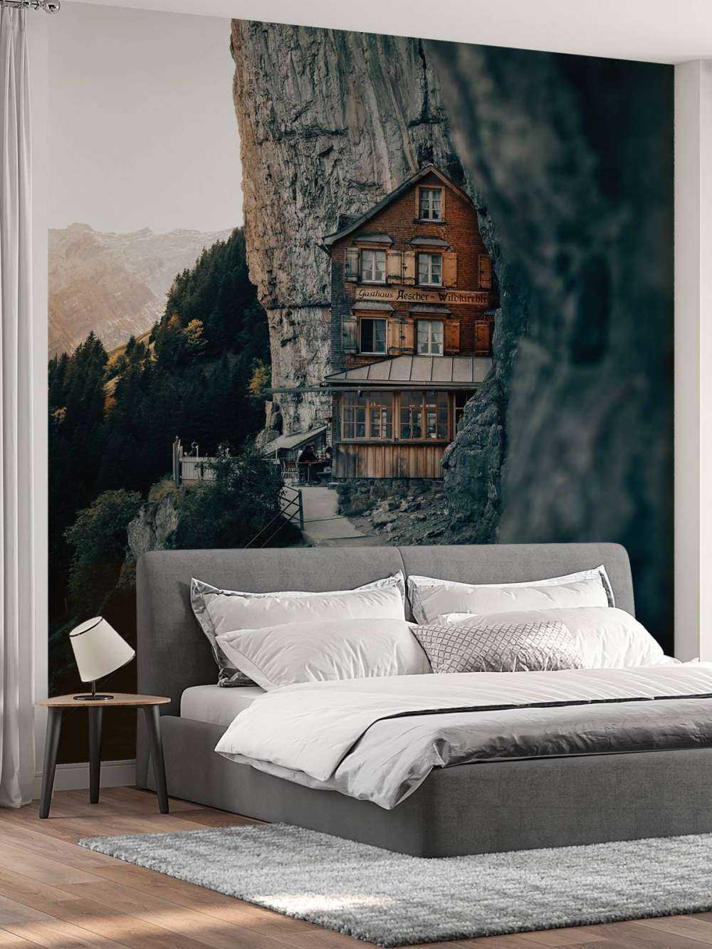 Refuge dans les Alpes