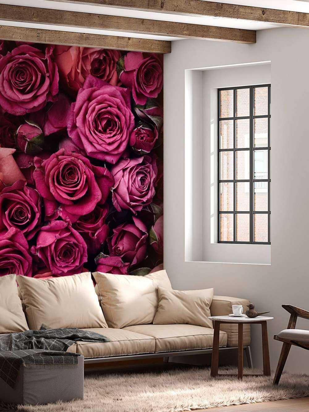 Les roses roses
