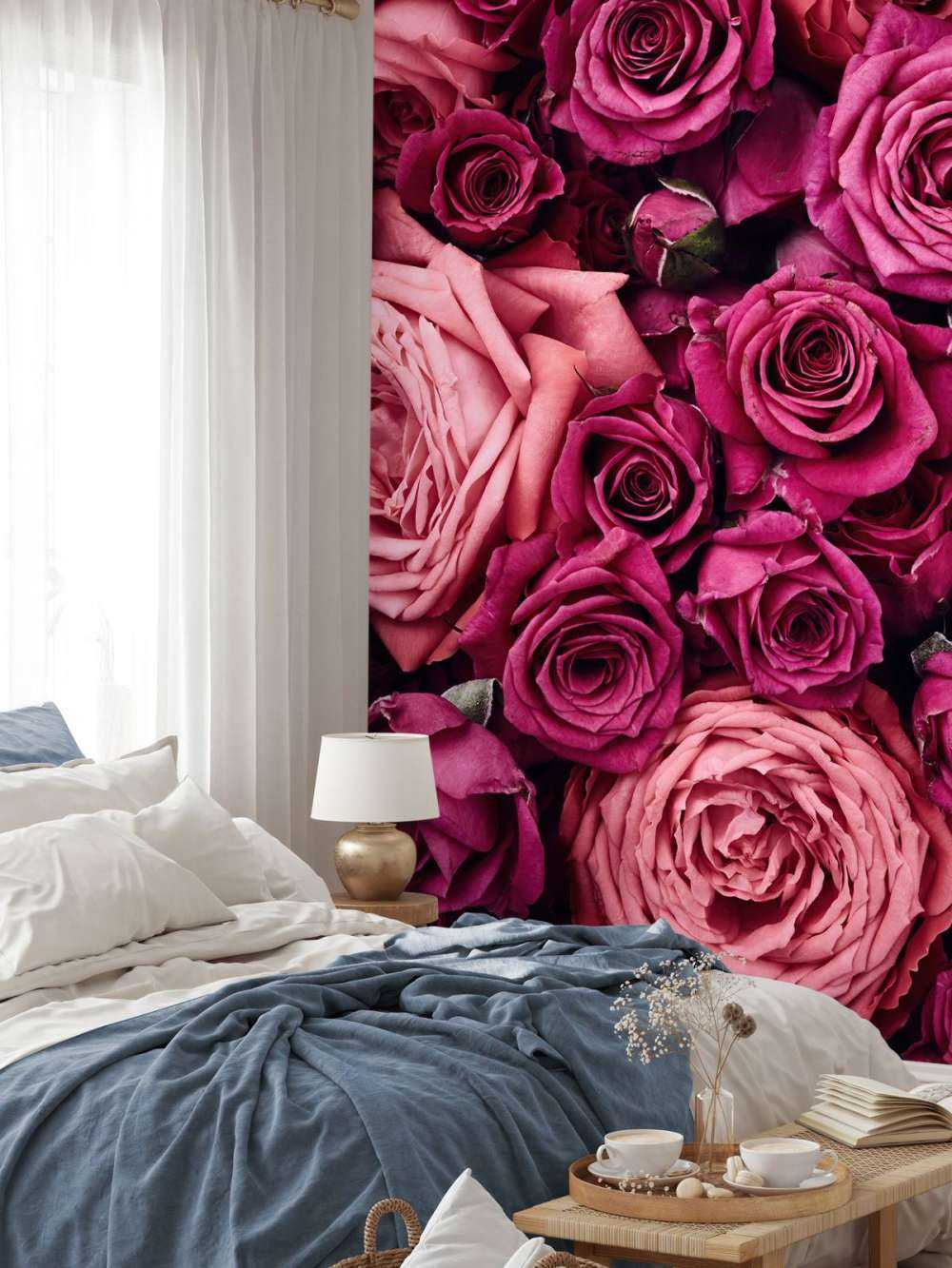 Les roses roses