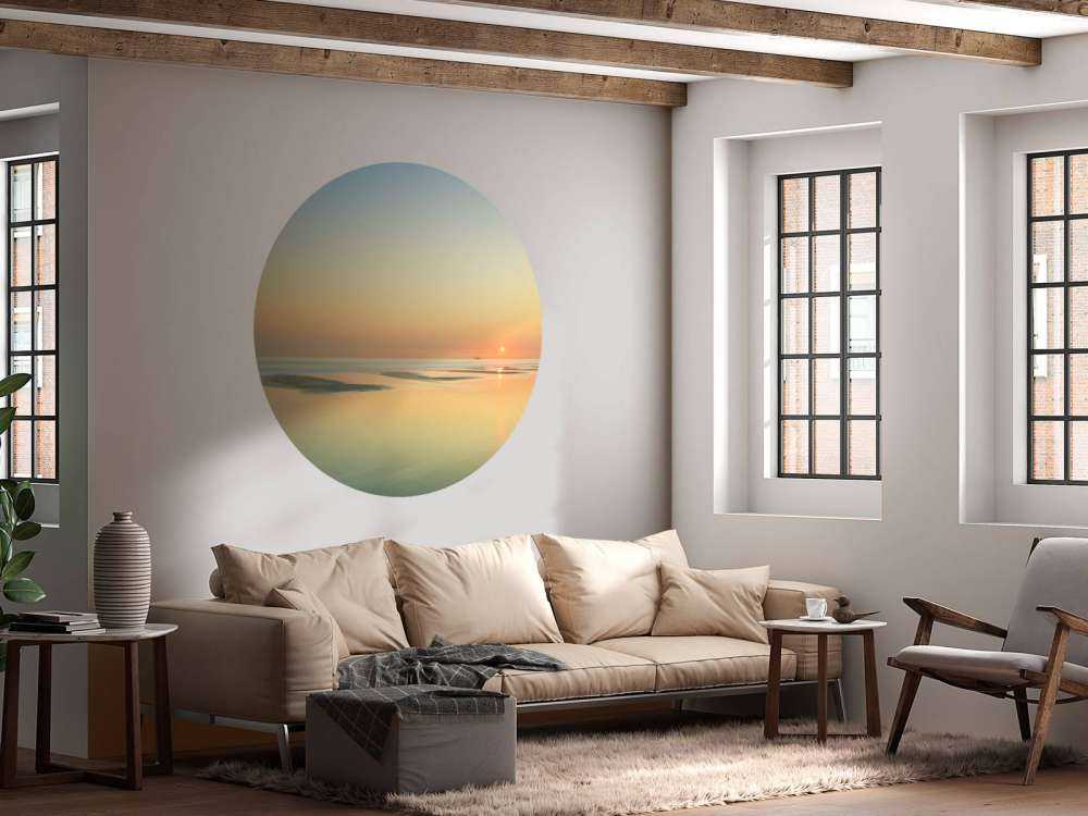 Coucher de soleil sur la plage