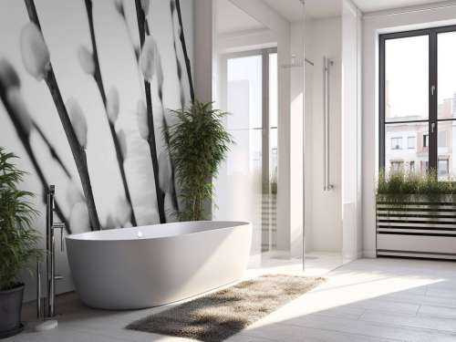 Saule noir et blanc
