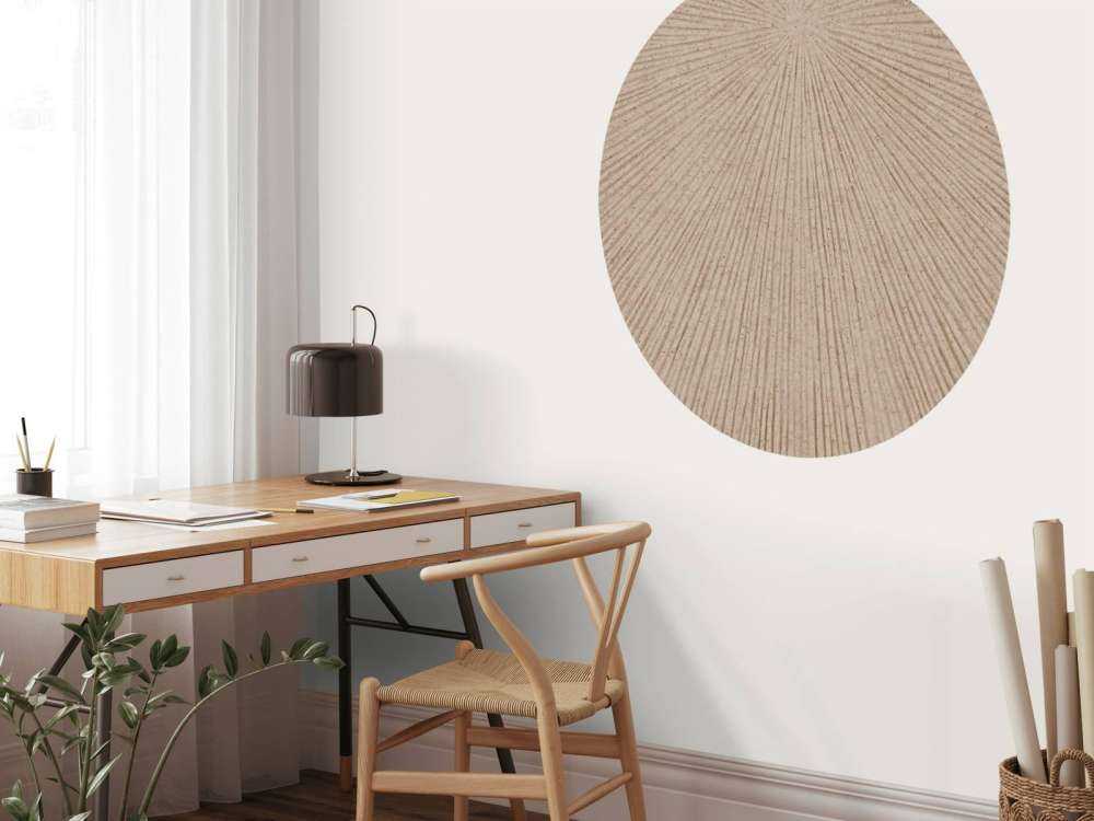 Structure avec des lignes en brun beige