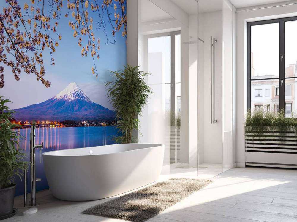 Le Mont Fuji au bord de l'eau