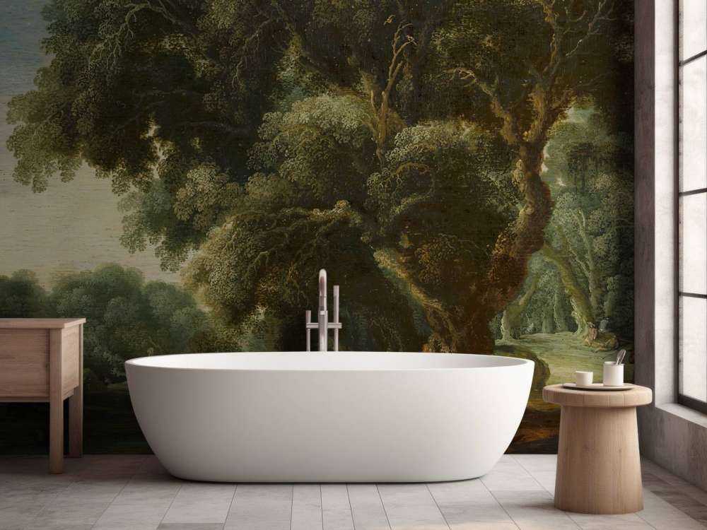 Paysage forestier imaginé