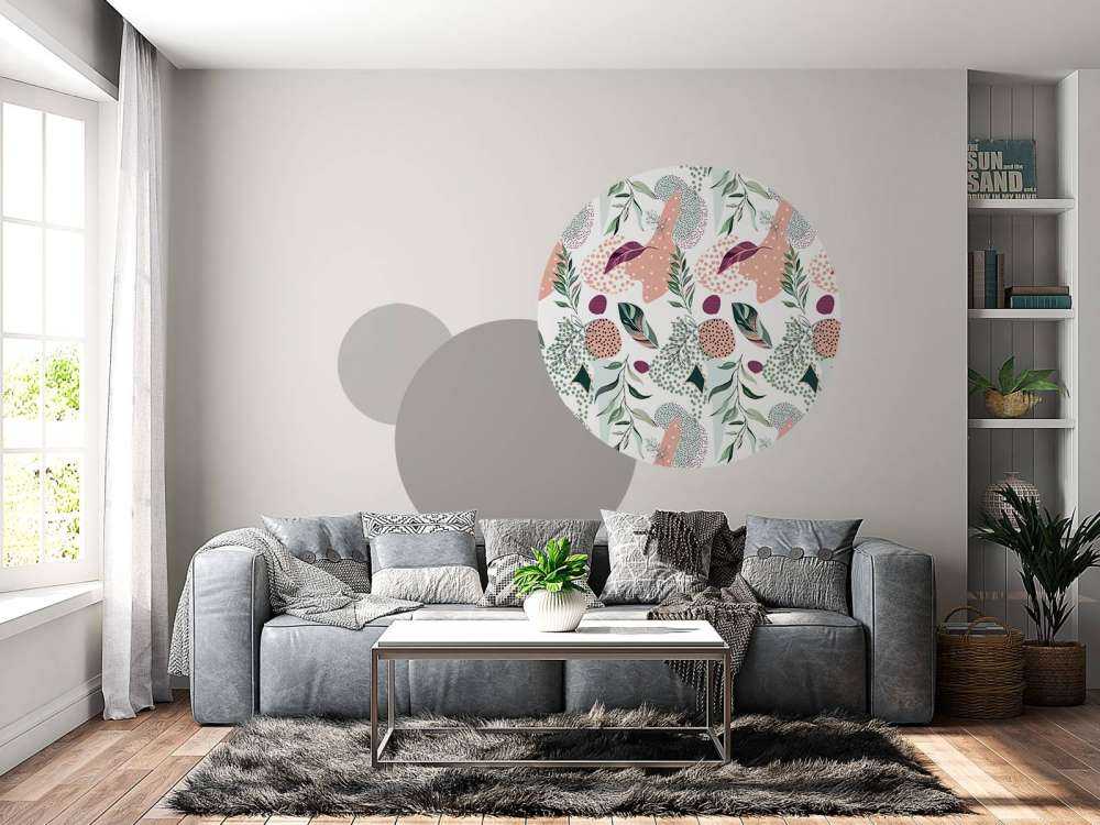 Motif Fleurs et brindilles