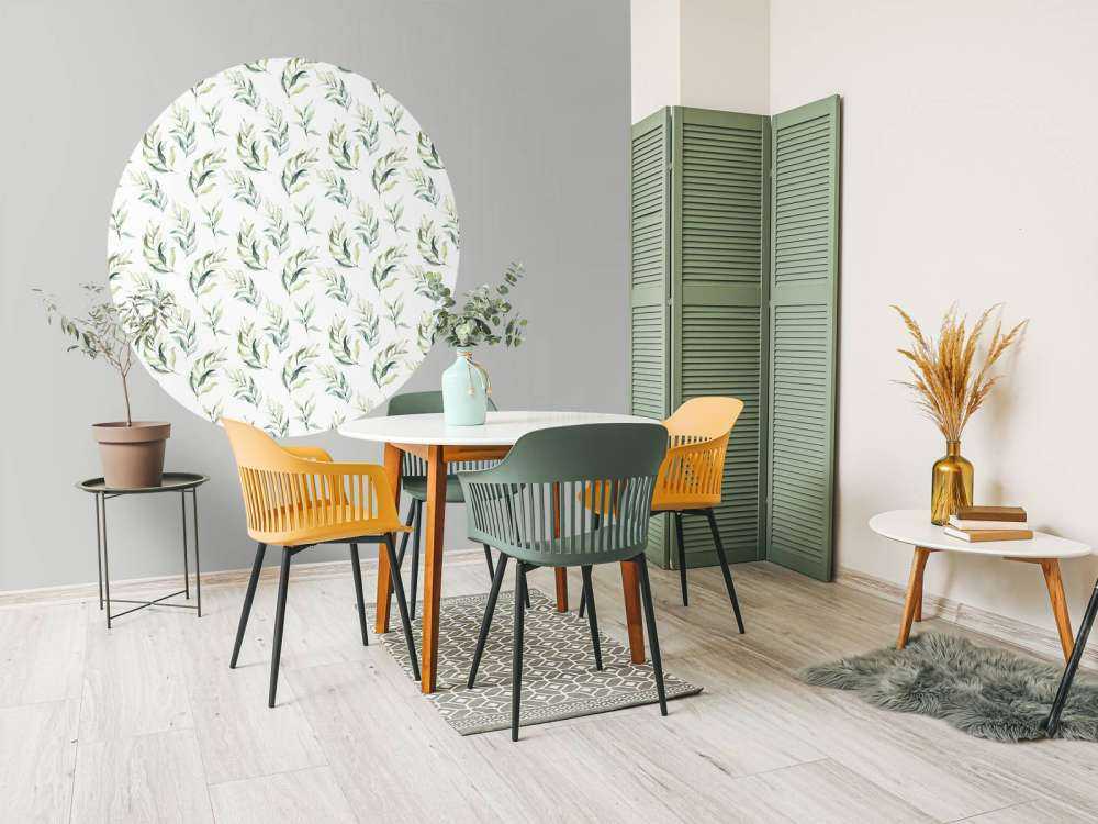Motif Rameaux d'aquarelle