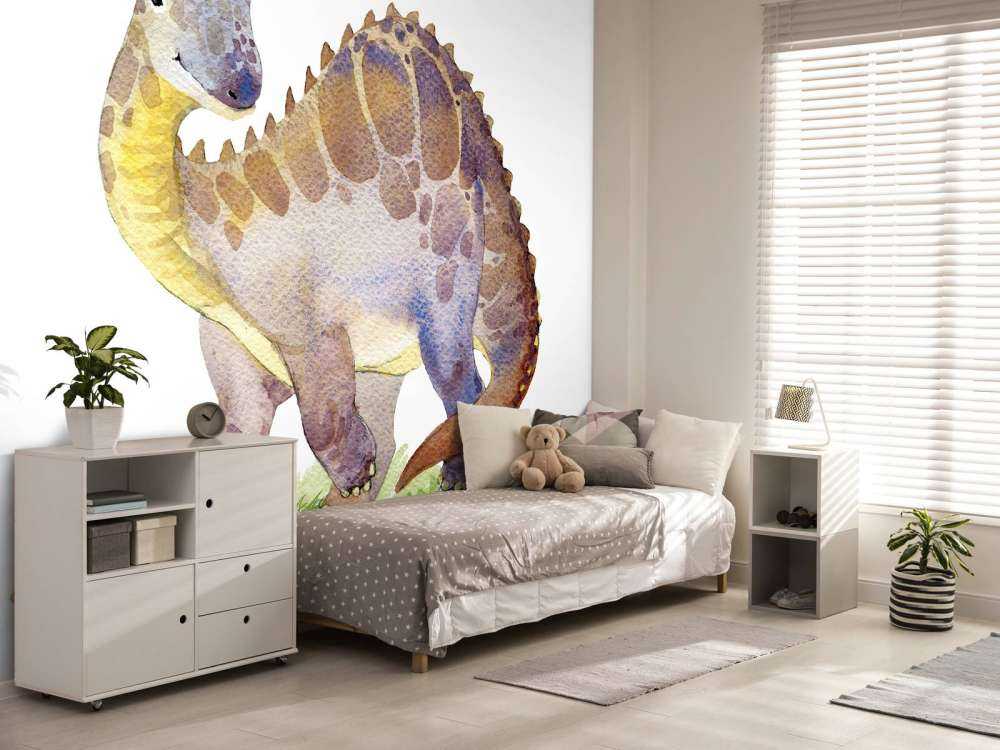 Dinosaure de l'aquarelle