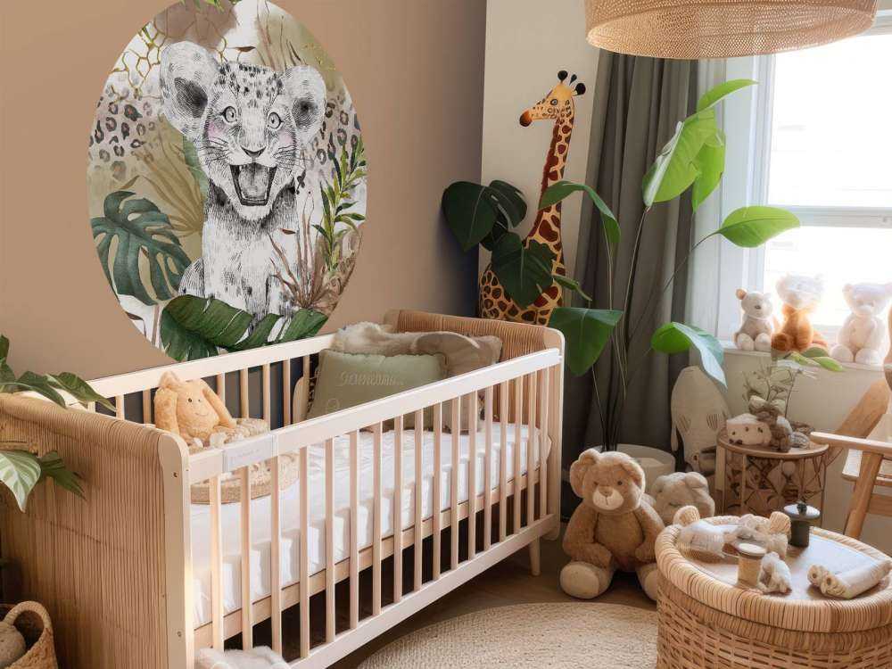 Bébé lion savana