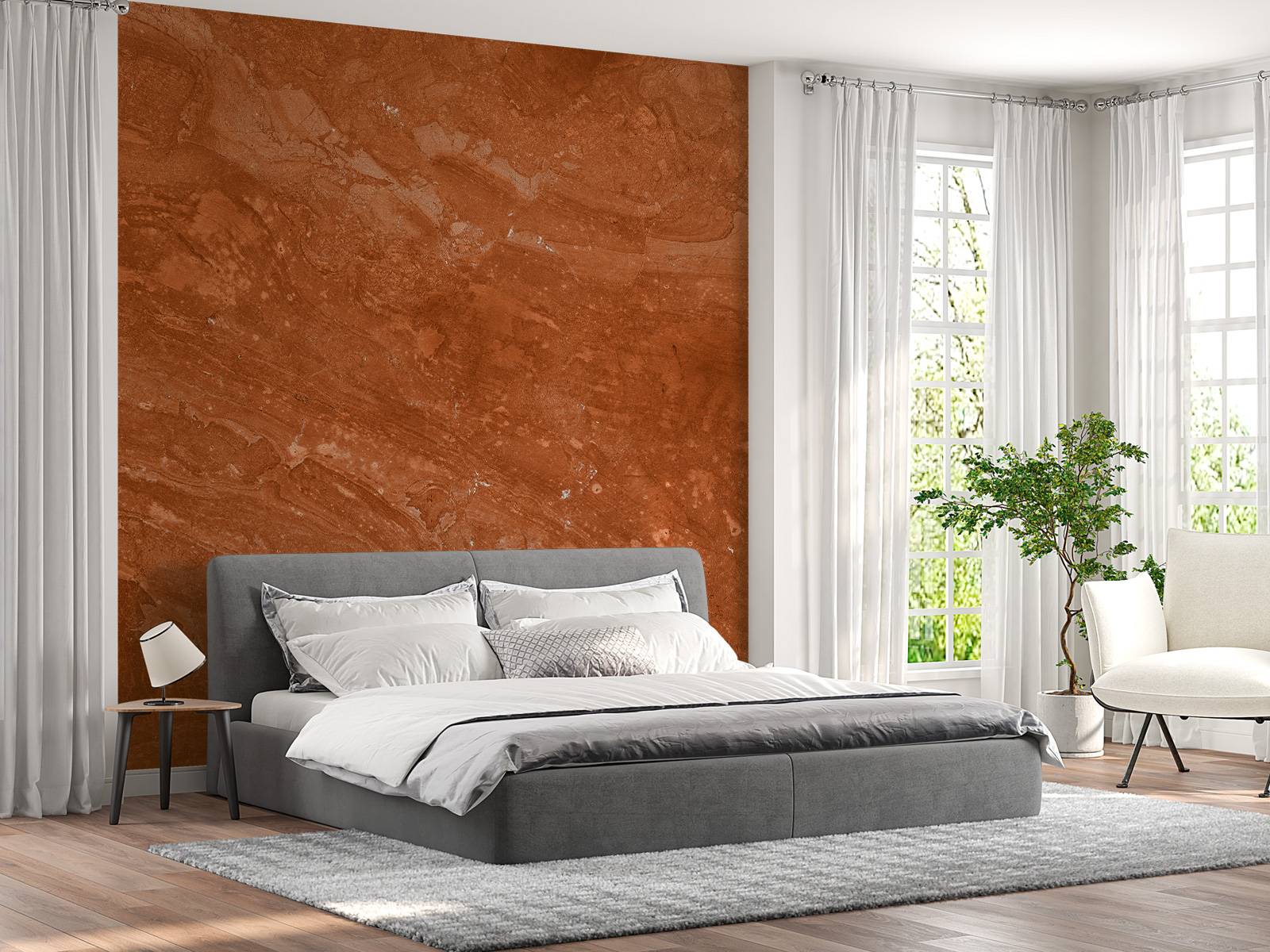Marbre terracotta à effet ludique