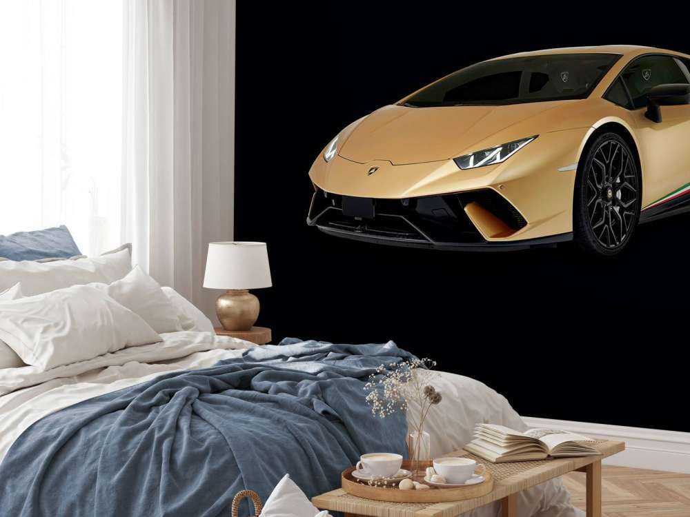 Lamborghini Huracán - Avant droit, noir