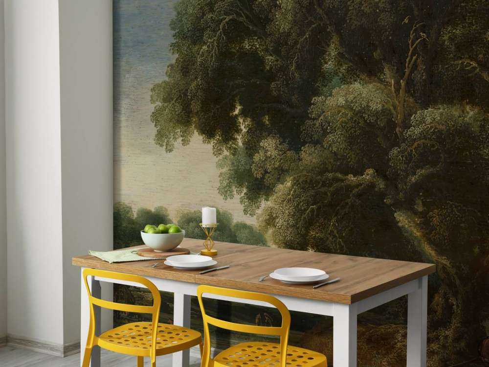Paysage forestier imaginé