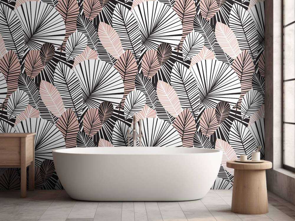 Élégant motif floral