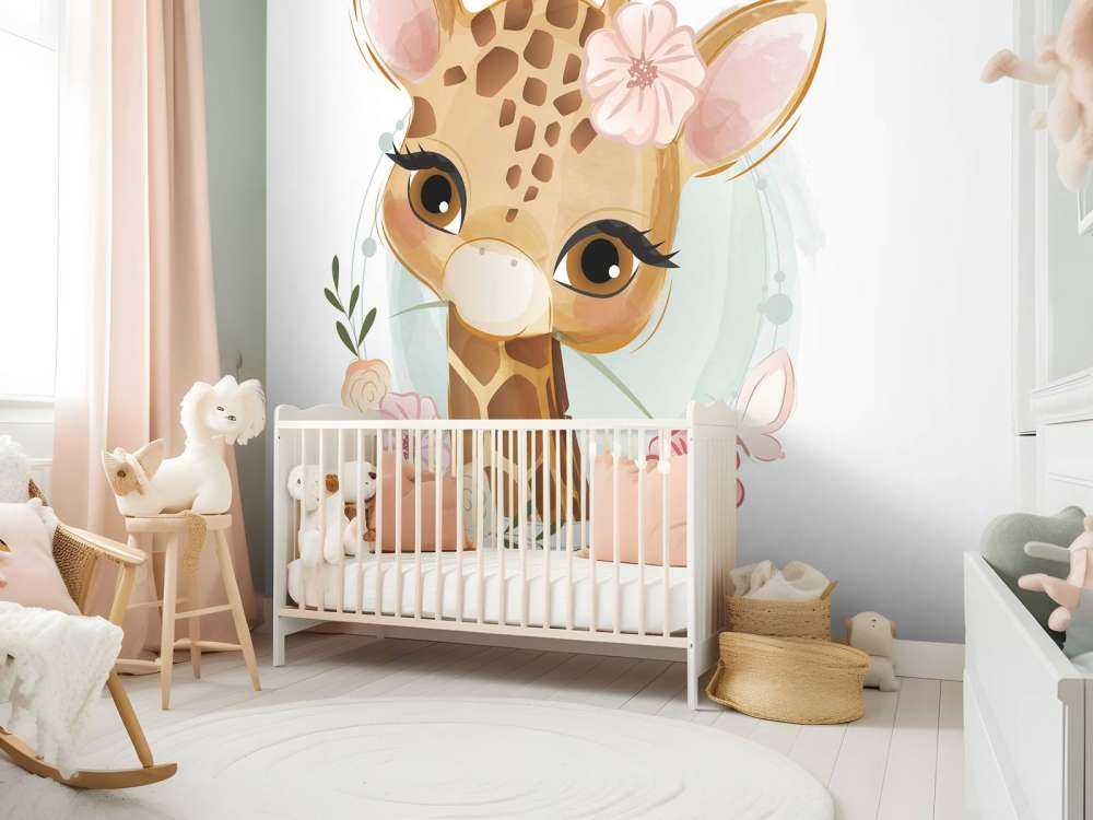 Bébé girafe
