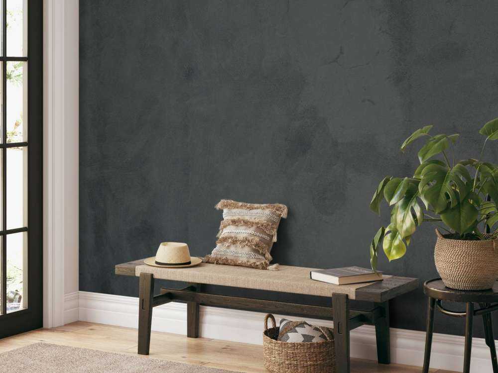 Béton noir olive