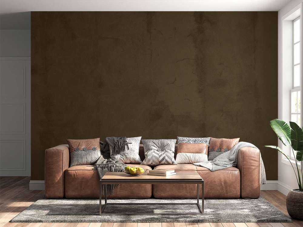 Béton marron chocolat amer