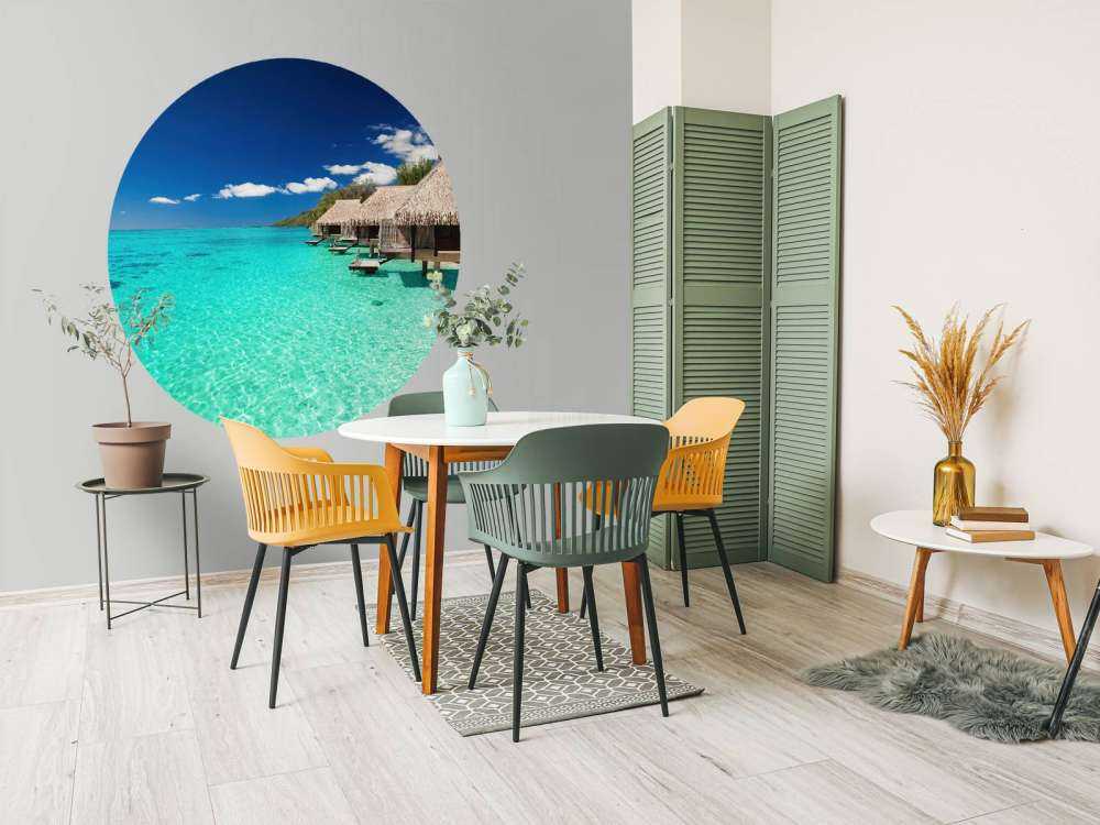 Chalets aux Maldives